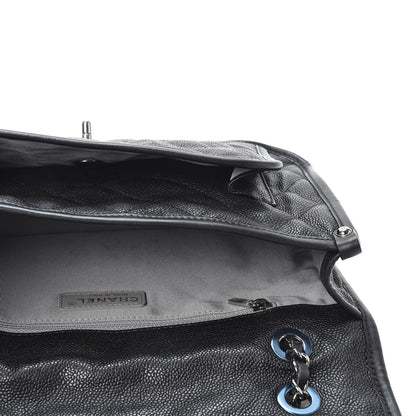 Chanel Caviar Quilted Medium French Riviera Flap Black 4 of 9
