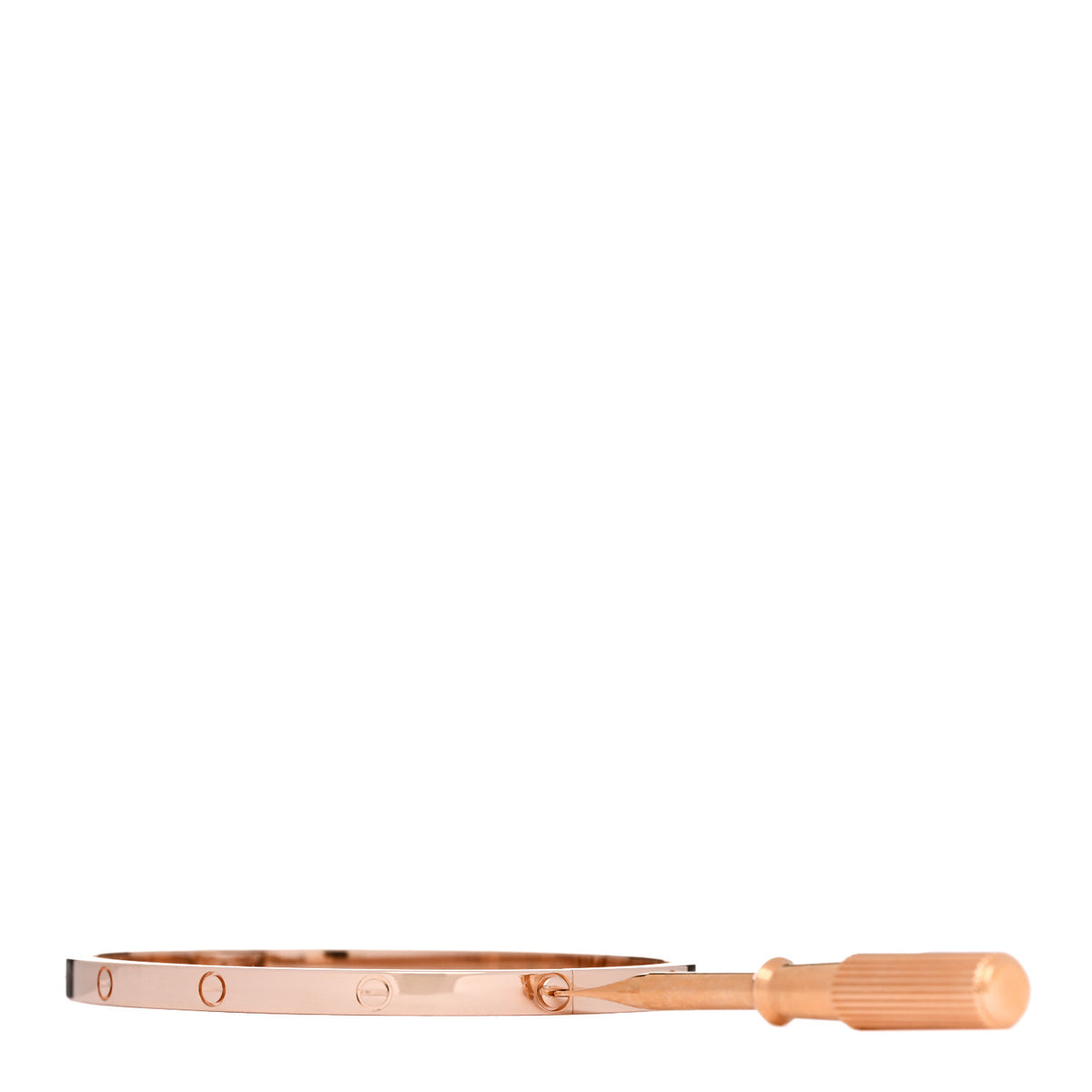 18K Pink Gold Small LOVE Bracelet 17