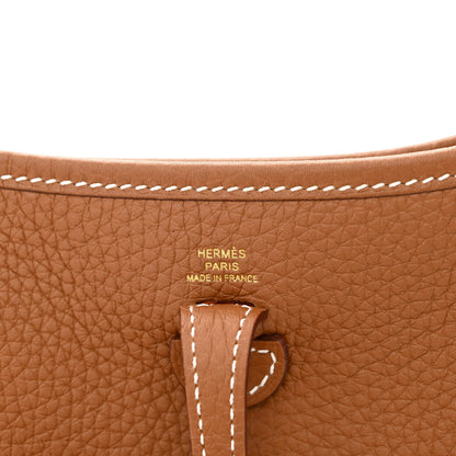 Hermes Taurillon Clemence Evelyne TPM Gold 6 of 11