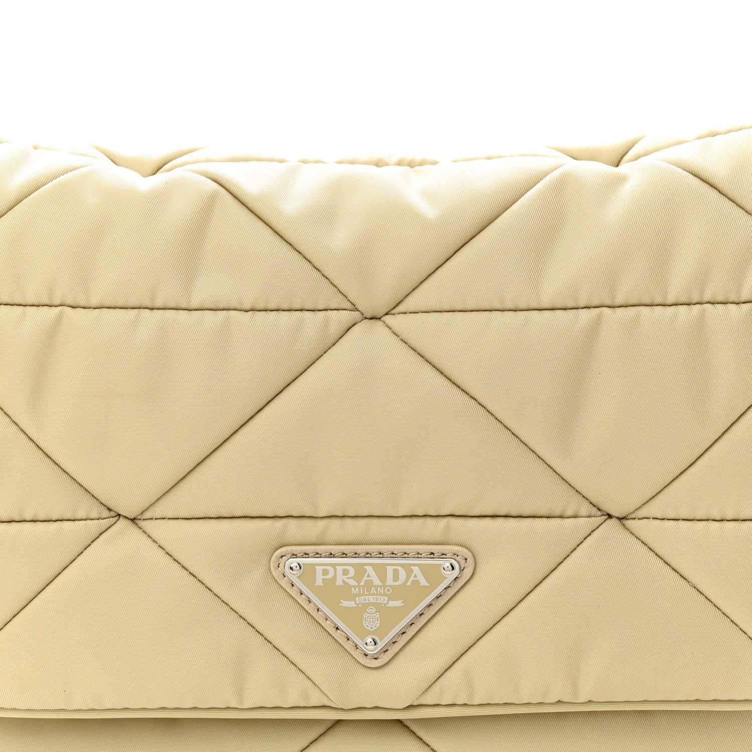 Prada Re-Nylon Quilted Padded Flap Shoulder Bag Deserto 8 of 10