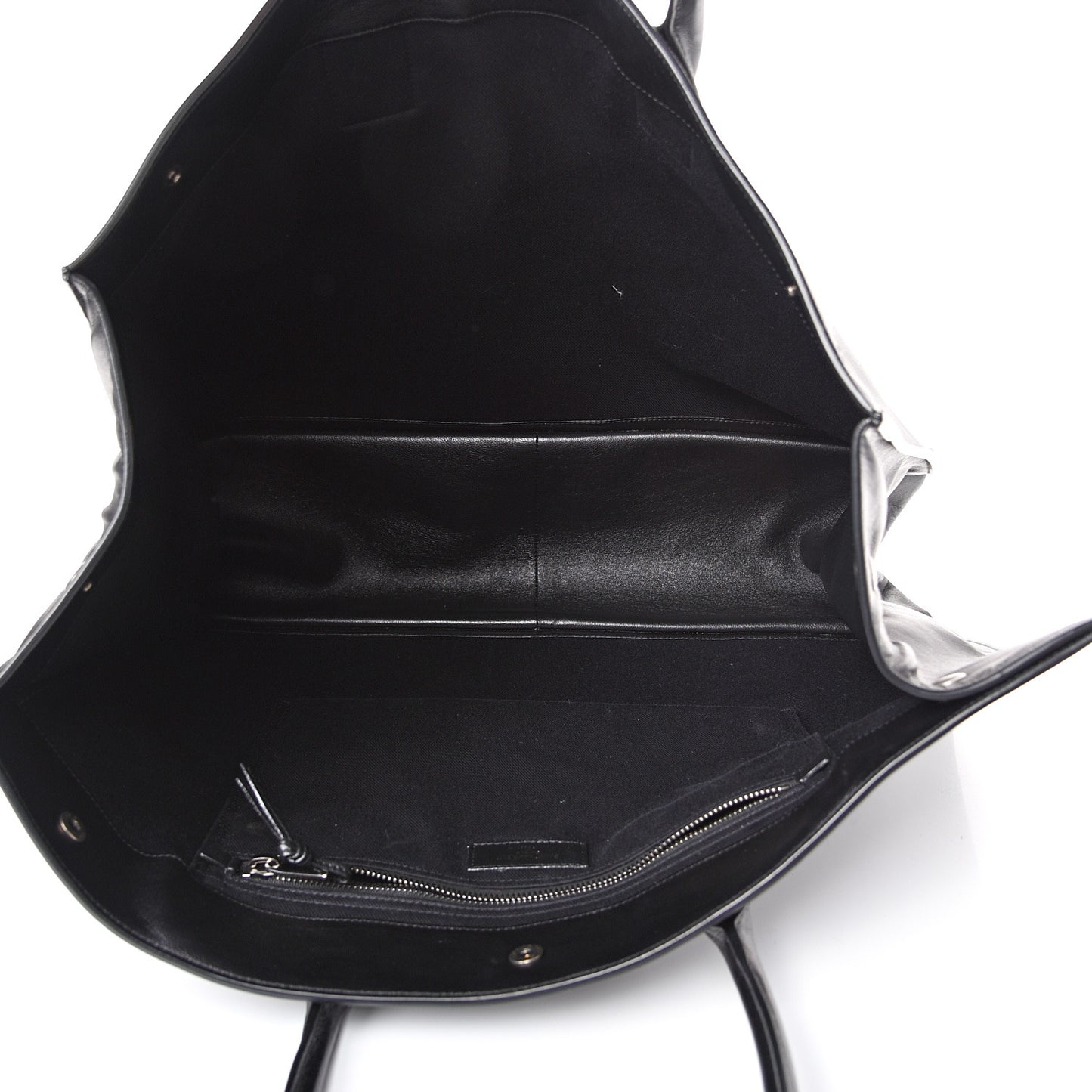 Vitello Rive Gauche Large Tote Black