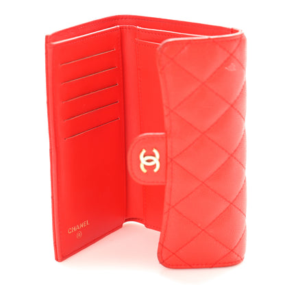 Chanel Caviar Quilted Medium Flap Wallet Red 5 of 15