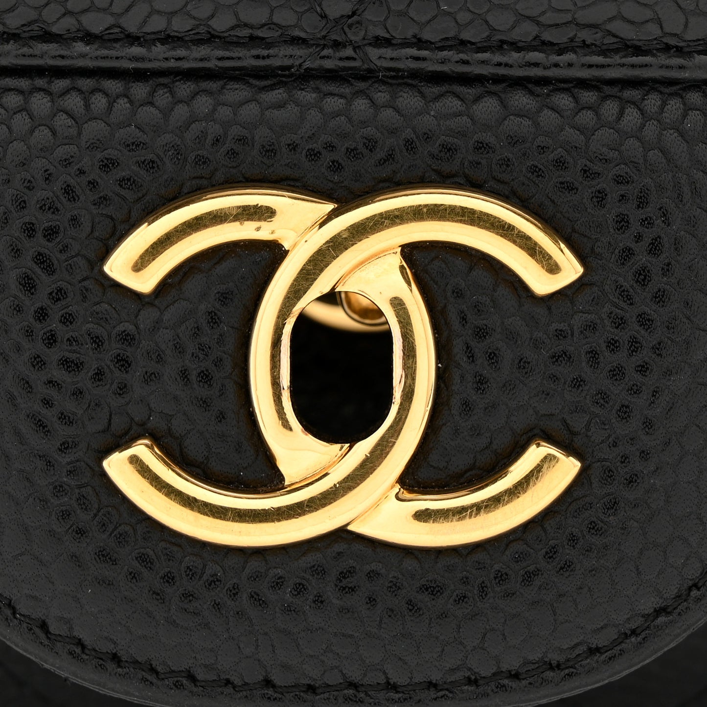 Caviar Quilted Jumbo Single Flap Black