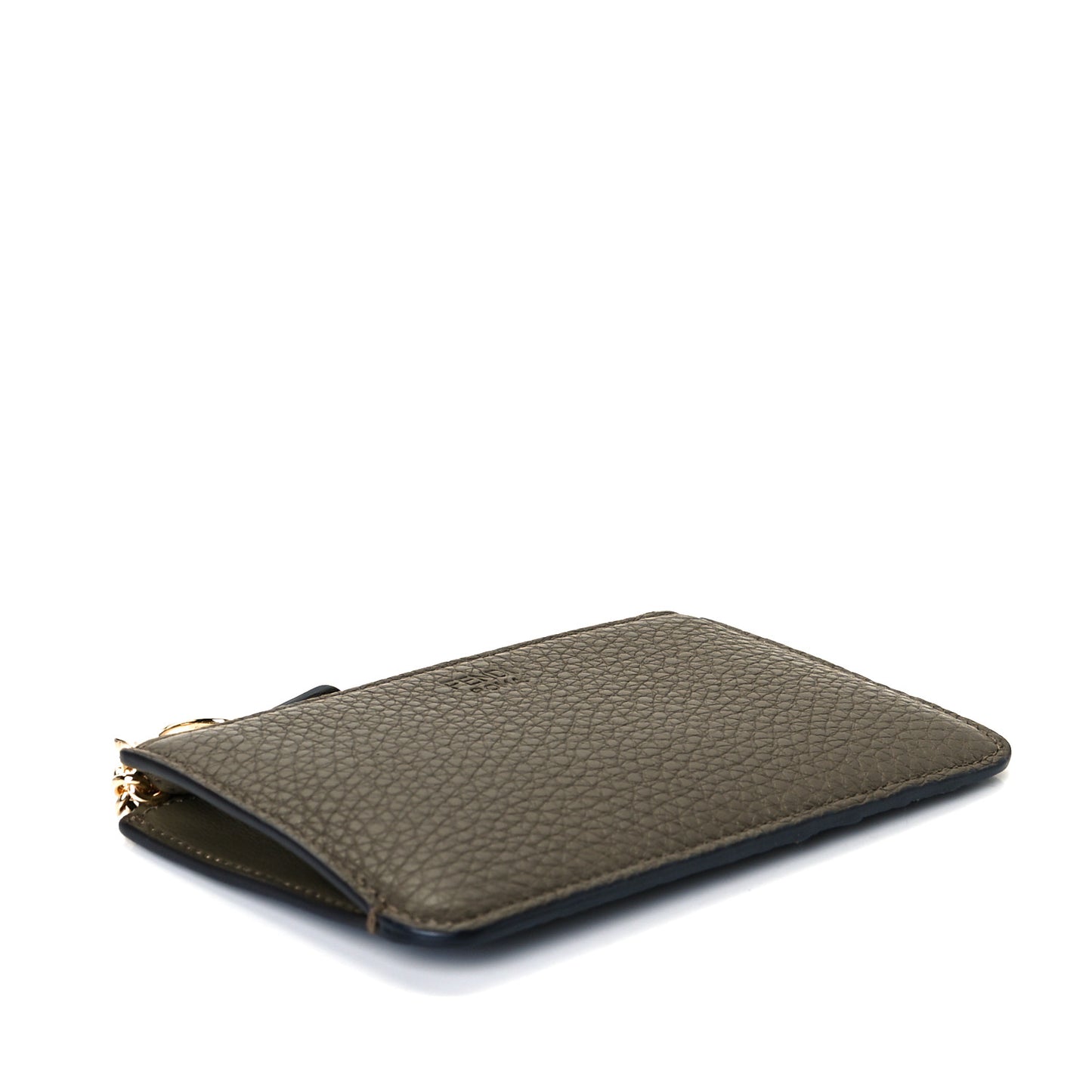 Cuoio Romano Vitello Grace Key Case Pouch Wood Avocado