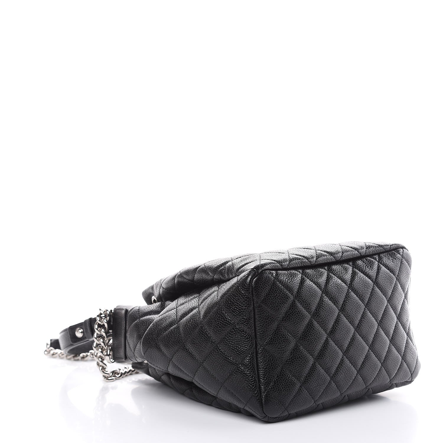 Chanel Caviar Quilted Small Chain Bucket Bag Black 4 of 10