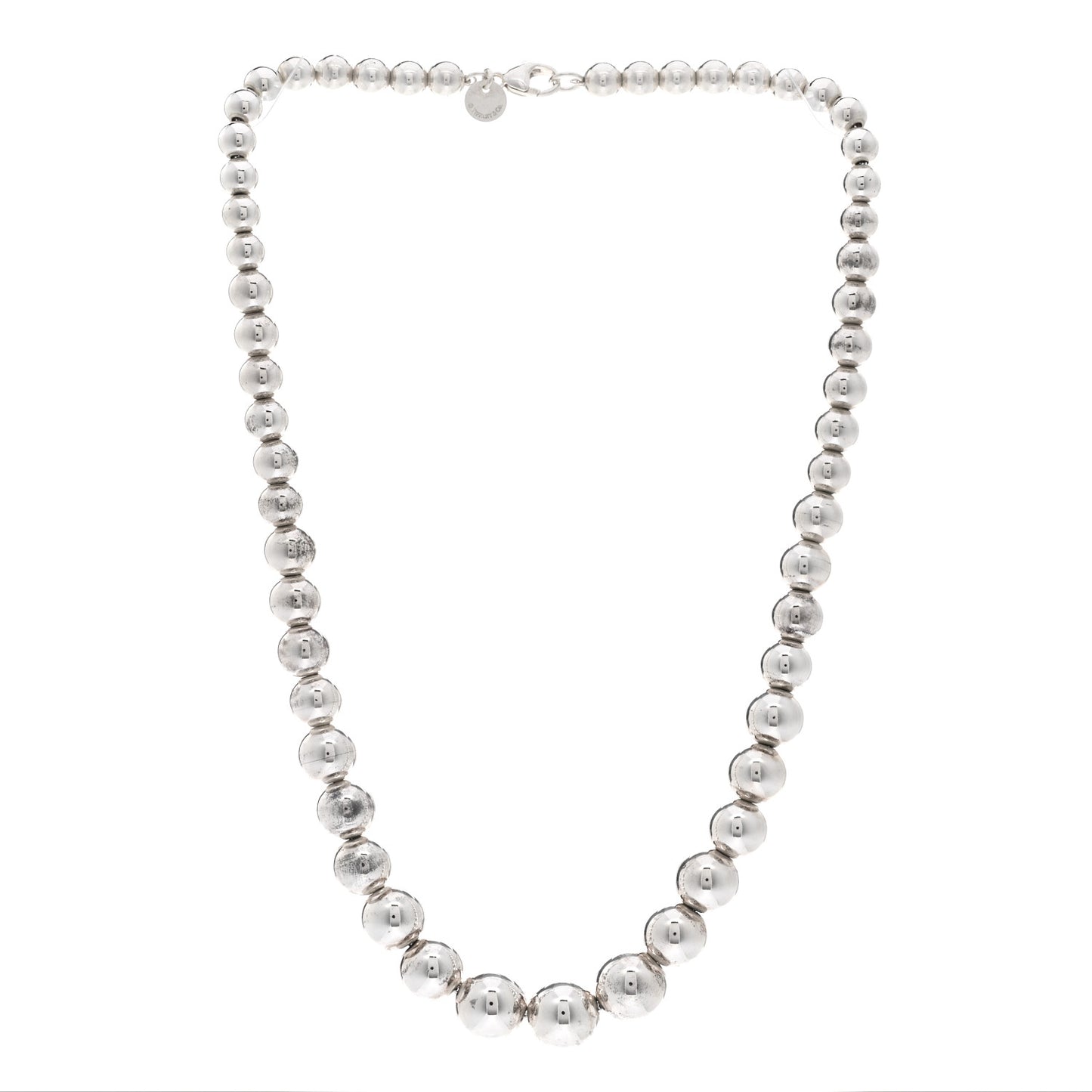 Sterling Silver HardWear Graduated Ball Necklace