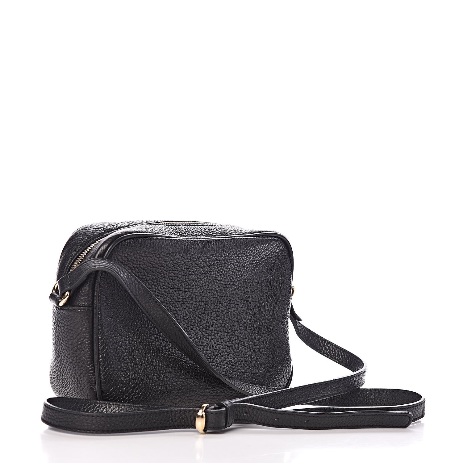 Gucci Pebbled Calfskin Small Soho Disco Bag Black 3 of 12