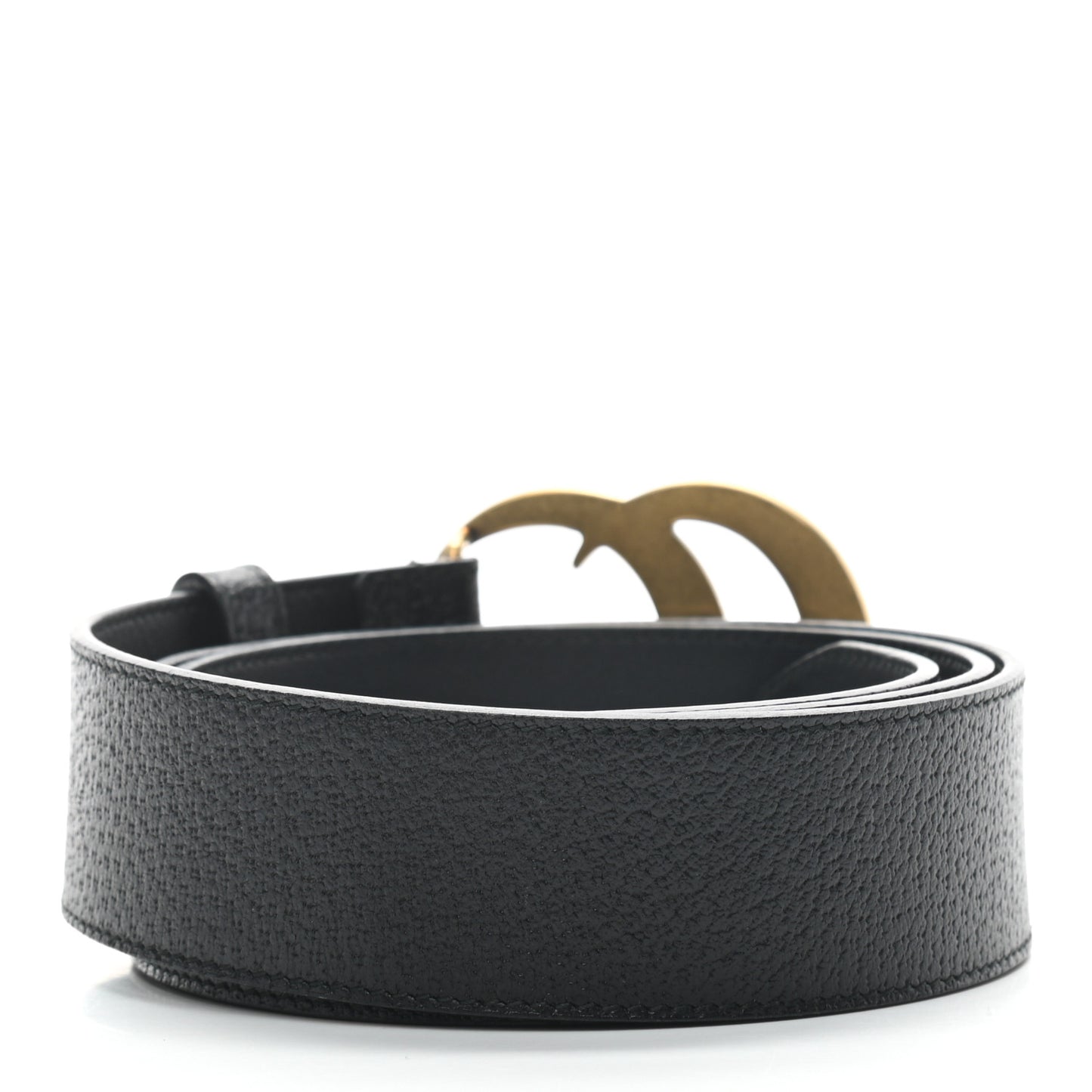 Textured Calfskin Double G 40mm Belt 95 38 Black