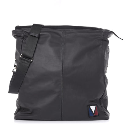 Louis Vuitton Calfskin V Line Move Messenger Asphalt 1 of 10