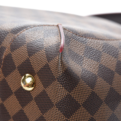 Louis Vuitton Damier Ebene Caissa Hobo Cherry 13 of 14