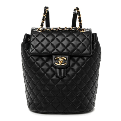 Chanel Lambskin Quilted Small Urban Spirit Backpack Black 1 of 10