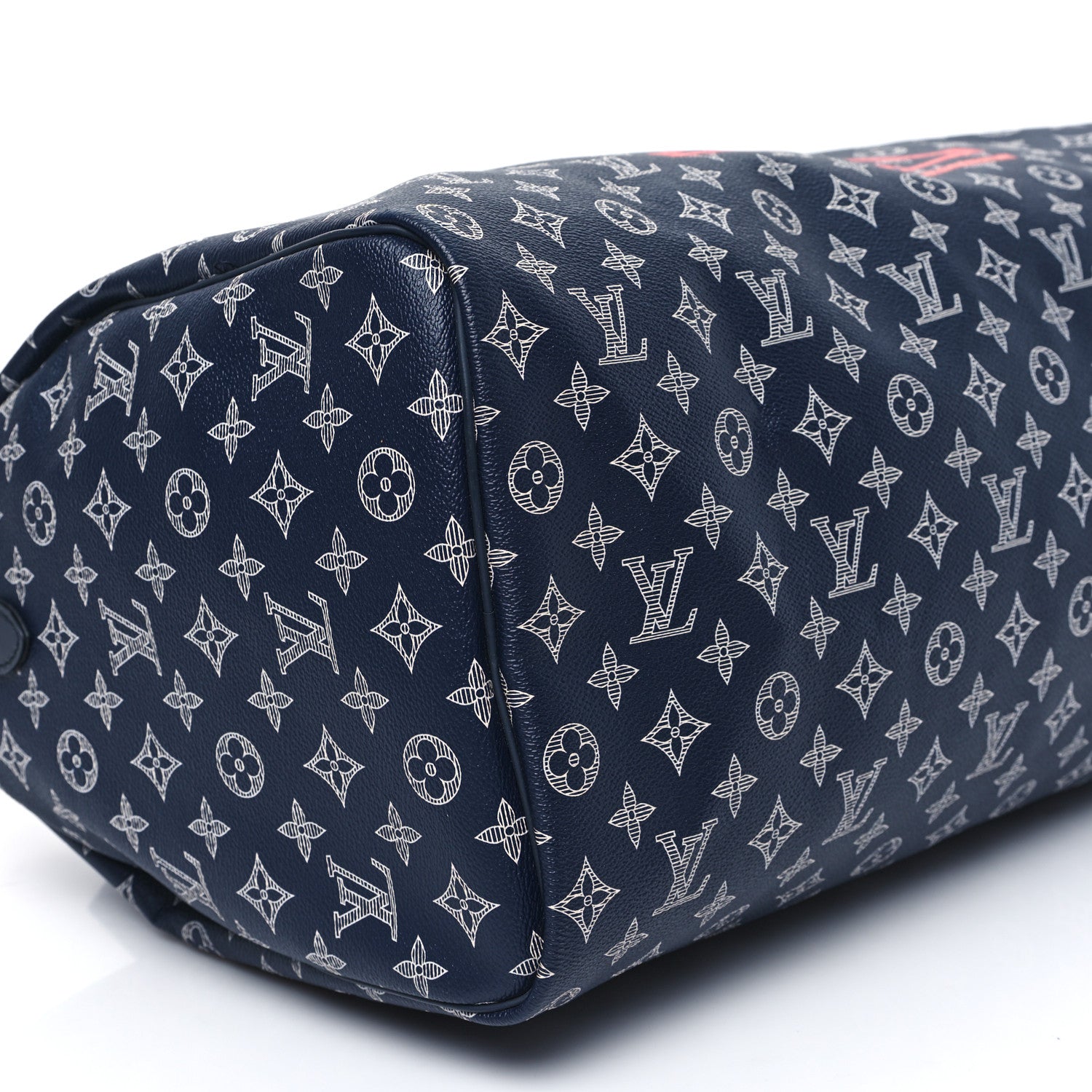 Louis Vuitton Monogram Upside Down Keepall Bandouliere 50 Ink 8 of 11