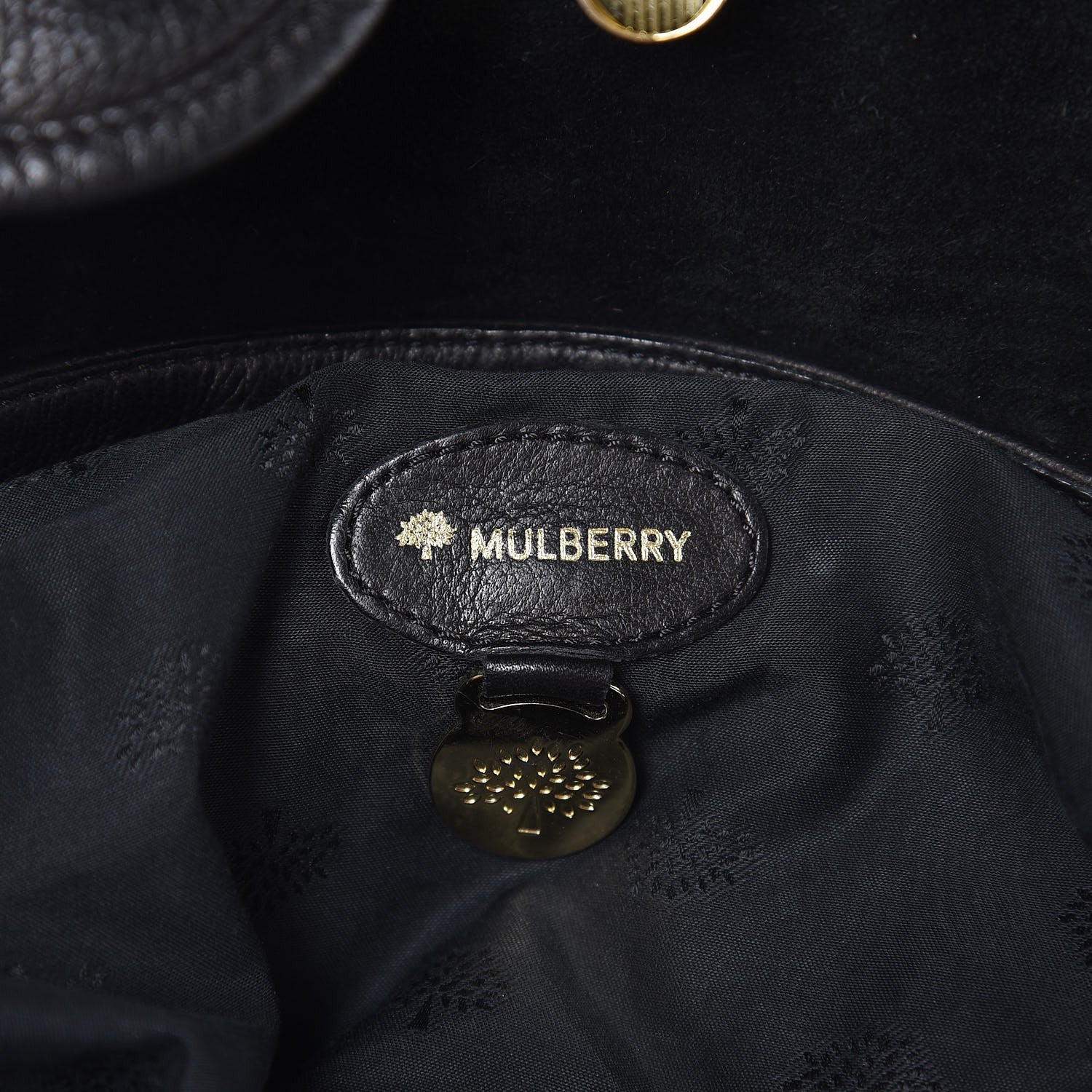 Mulberry Soft Grain Calfskin Tillie Satchel Black 6 of 10