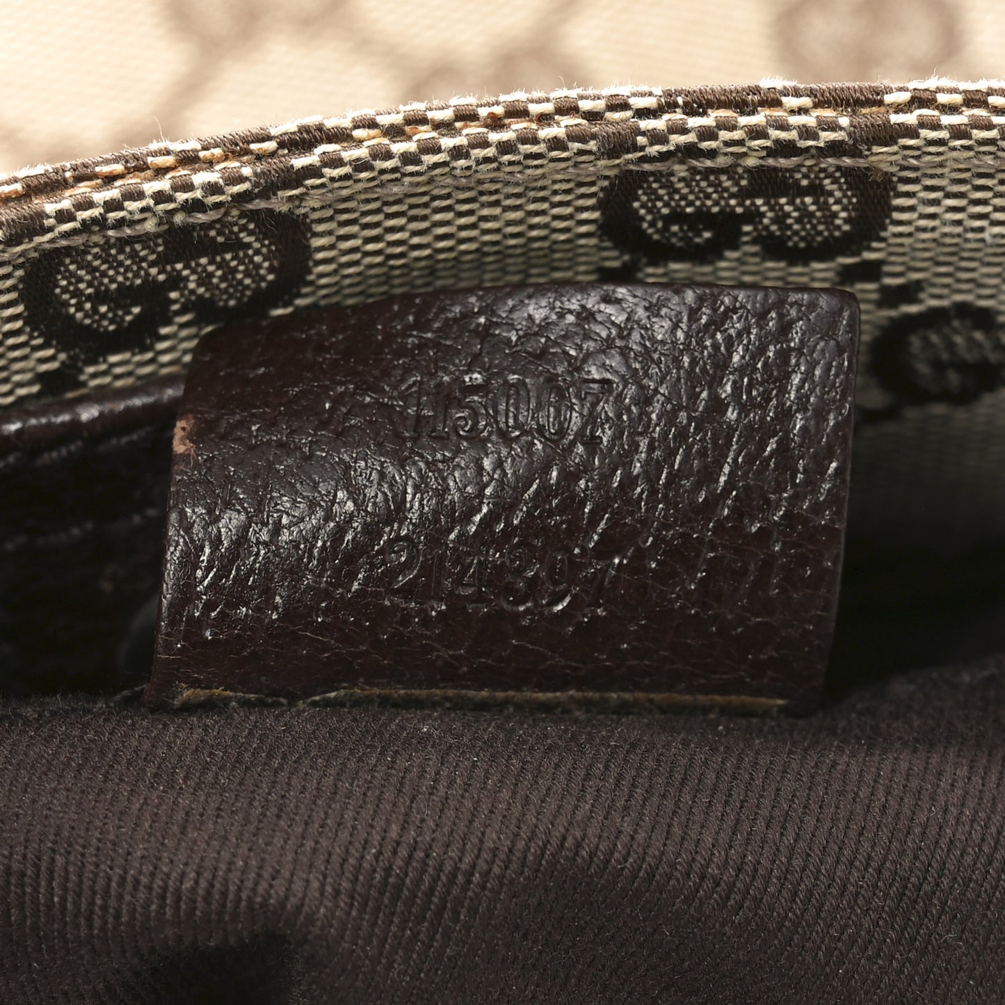Monogram Shoulder Bag Dark Brown