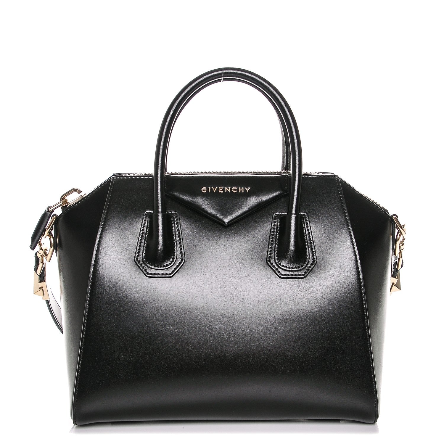 Givenchy Shiny Lord Calfskin Small Antigona Black 1 of 7