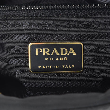 Prada Tessuto Nylon Shoulder Bag Black 6 of 9