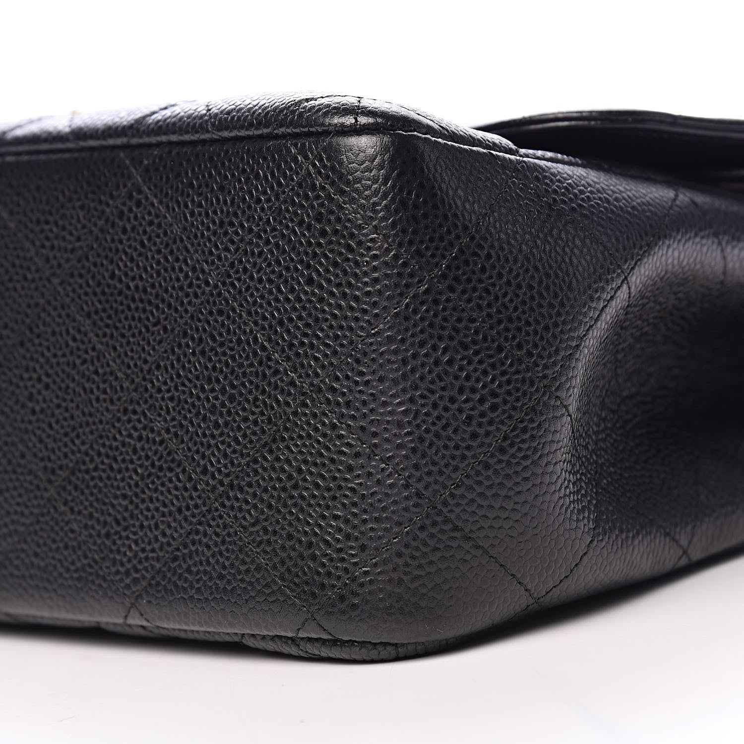 Chanel Caviar Quilted Jumbo Double Flap Black 10 of 12