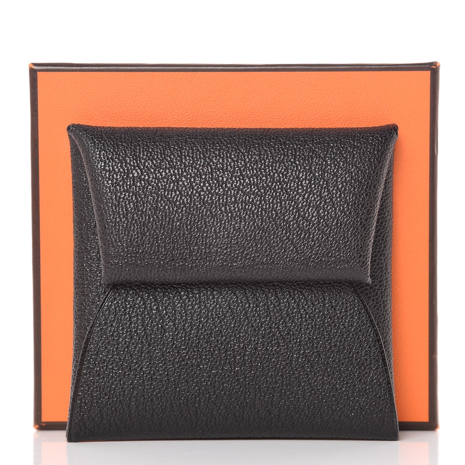 Hermes Chevre Mysore Bastia Coin Purse Black 8 of 8