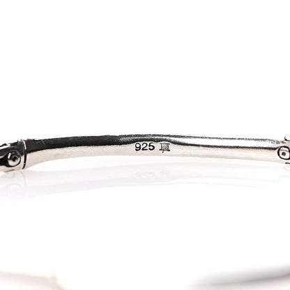 John Hardy Sterling Silver Slim Bamboo Bangle Bracelet 3 of 4