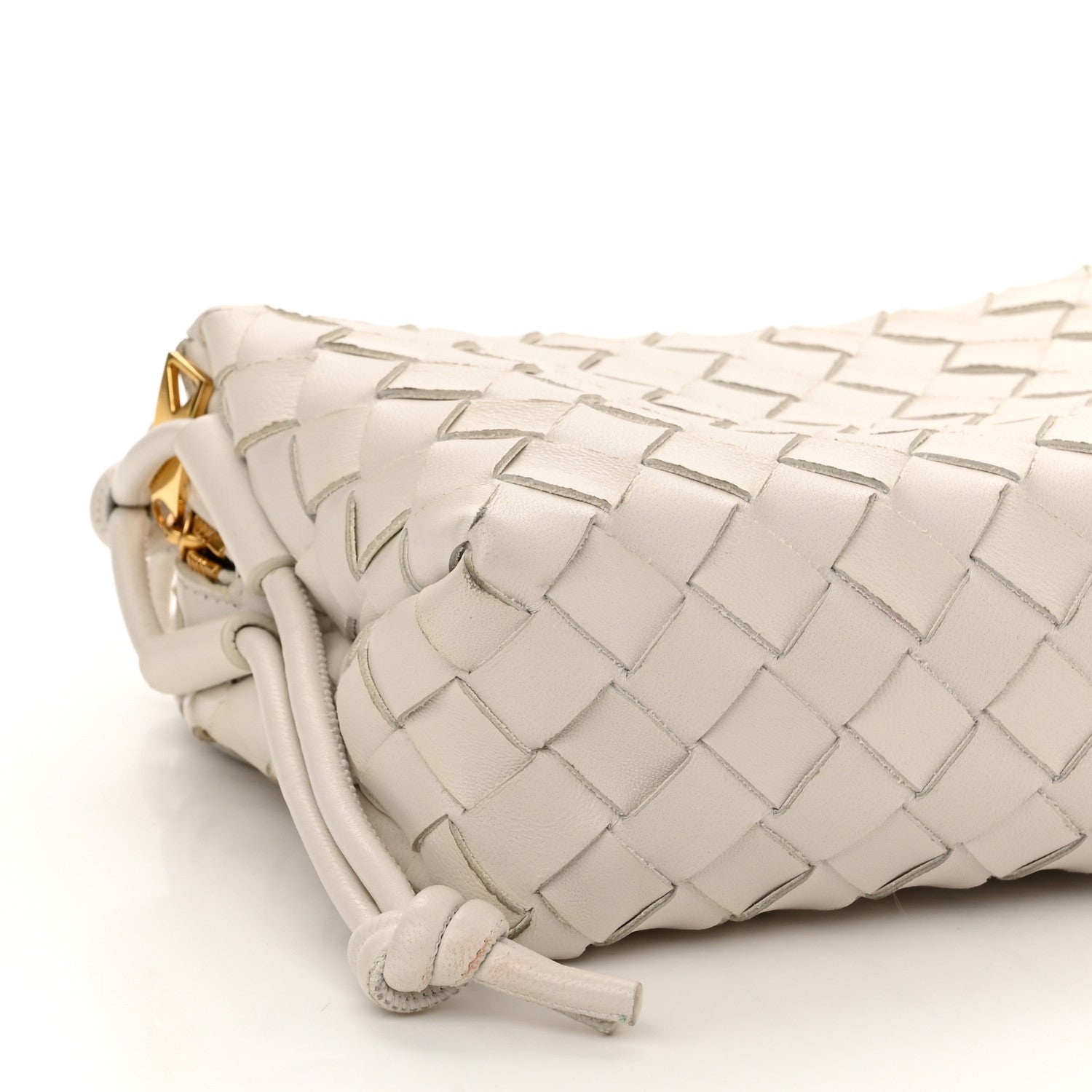 Bottega Veneta Nappa Intrecciato Small Loop Camera Bag White 8 of 10