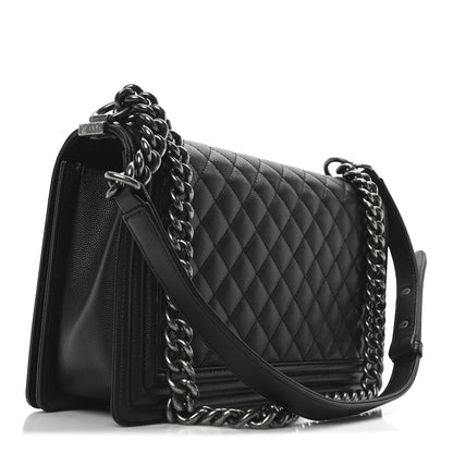 Chanel Caviar Quilted New Medium Boy Flap Black 3 of 10