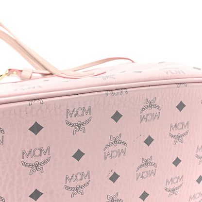 MCM Visetos Large Liz Reversible Shopper Tote Pink 20 of 21
