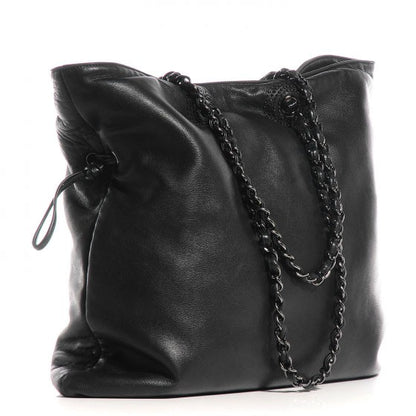 Chanel Lambskin CC Studded Bonbons Tote Black 3 of 7