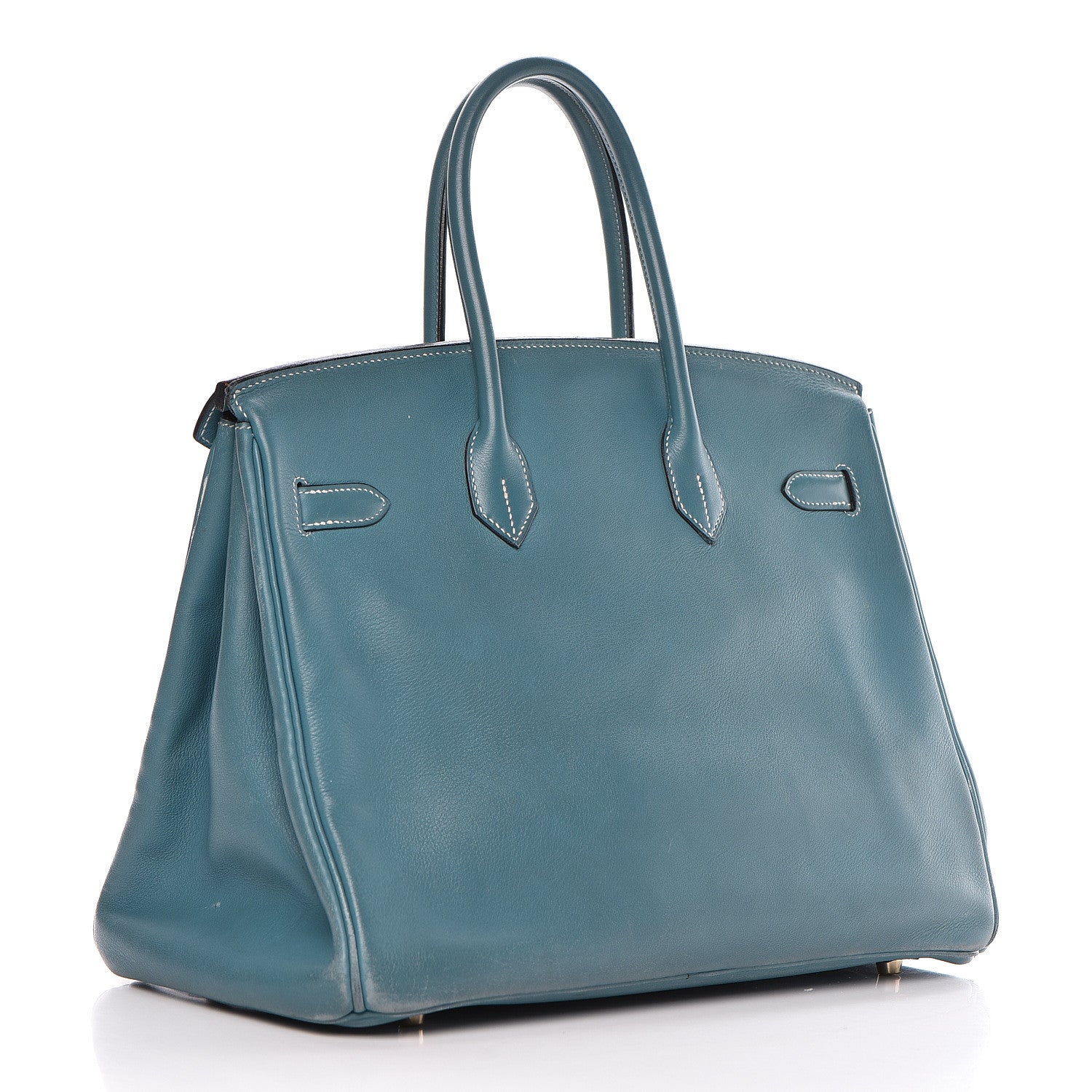Hermes Swift Birkin 35 Blue Jean 3 of 55