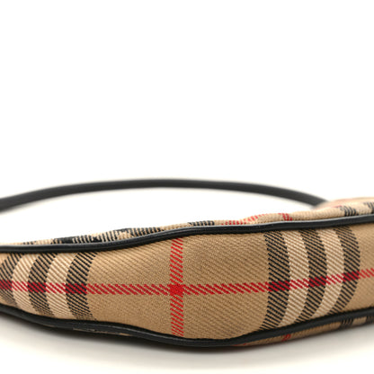 Burberry Vintage Check Calfskin Olympia Pouch Archive Beige 7 of 10