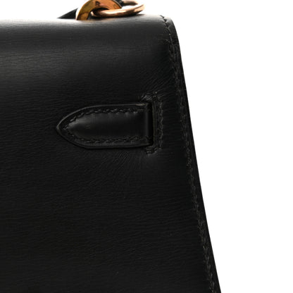 Hermes Box Mini Kelly Sellier 20 Black 22 of 22