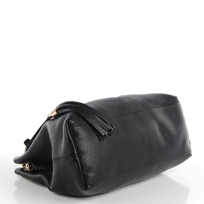 Gucci Pebbled Calfskin Medium Soho Chain Shoulder Bag Black 4 of 7