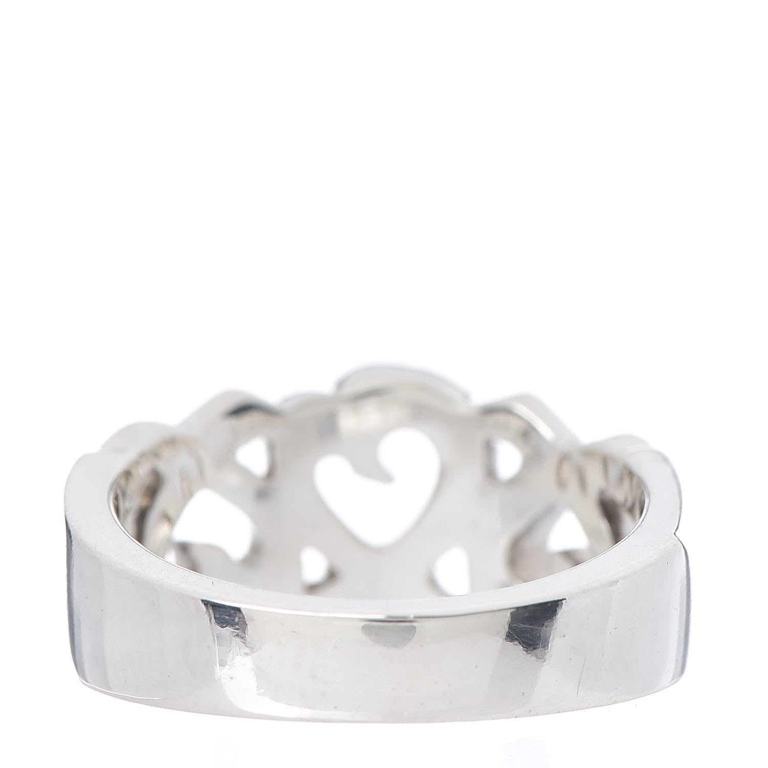 Tiffany Sterling Silver Paloma Picasso Loving Hearts Ring 52 6 3 of 4