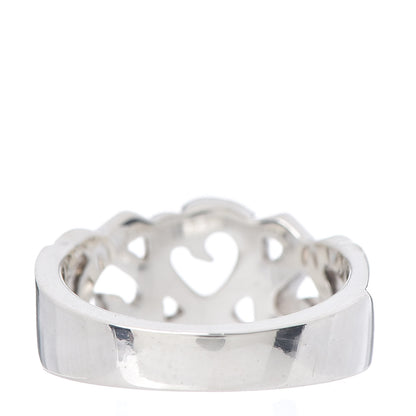 Tiffany Sterling Silver Paloma Picasso Loving Hearts Ring 52 6 3 of 4