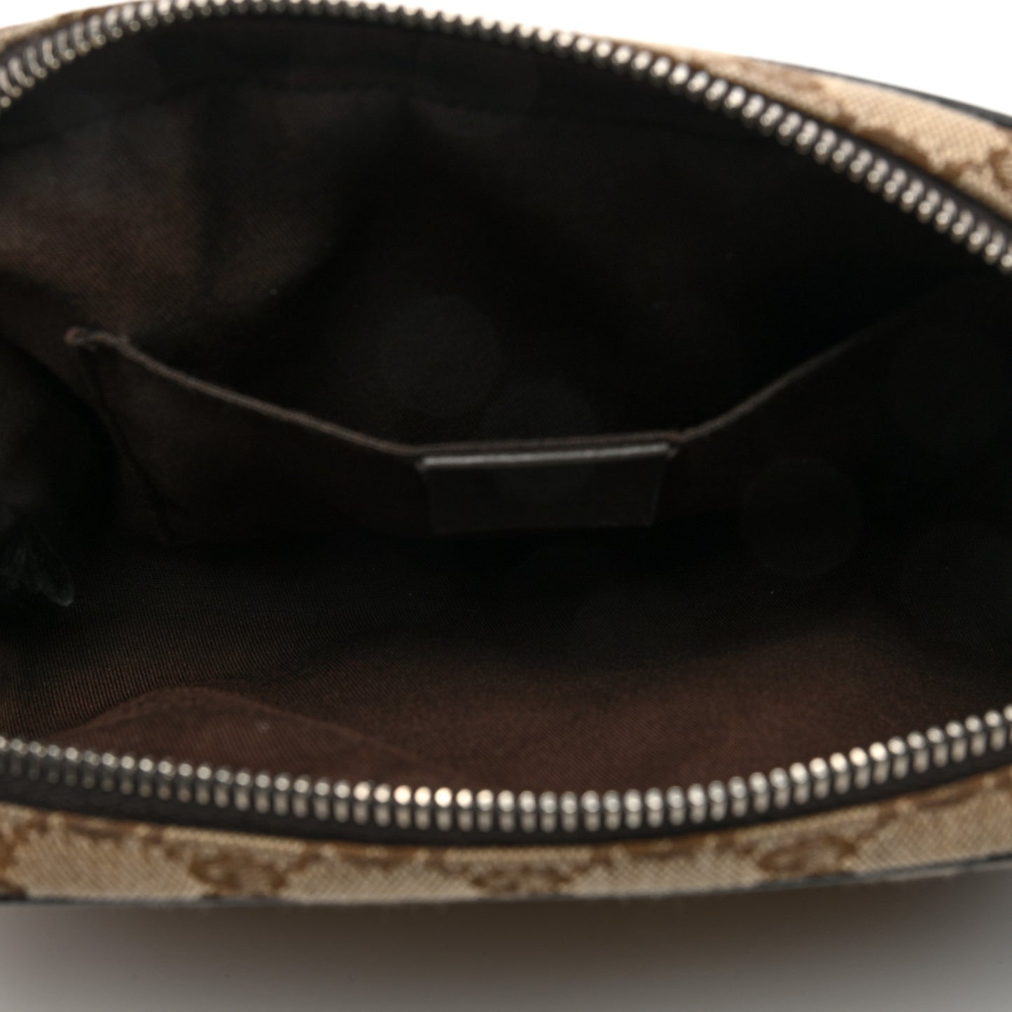 Monogram Dollar Calfskin Belt Bag Beige Ebony Testa di Moro Marrone Scuro