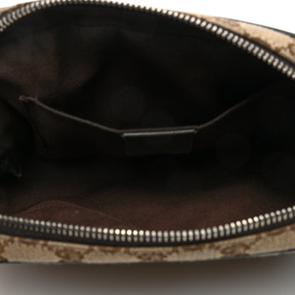 Gucci Monogram Dollar Calfskin Belt Bag Beige Ebony Testa di Moro Marrone Scuro 5 of 10