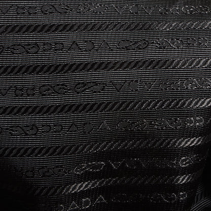 Prada Nylon Python Print Large Bow Bag Naturale 8 of 9