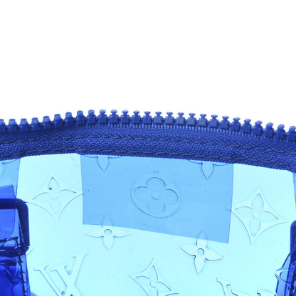 Louis Vuitton PVC Monogram Keepall Bandouliere 50 Blue 7 of 8