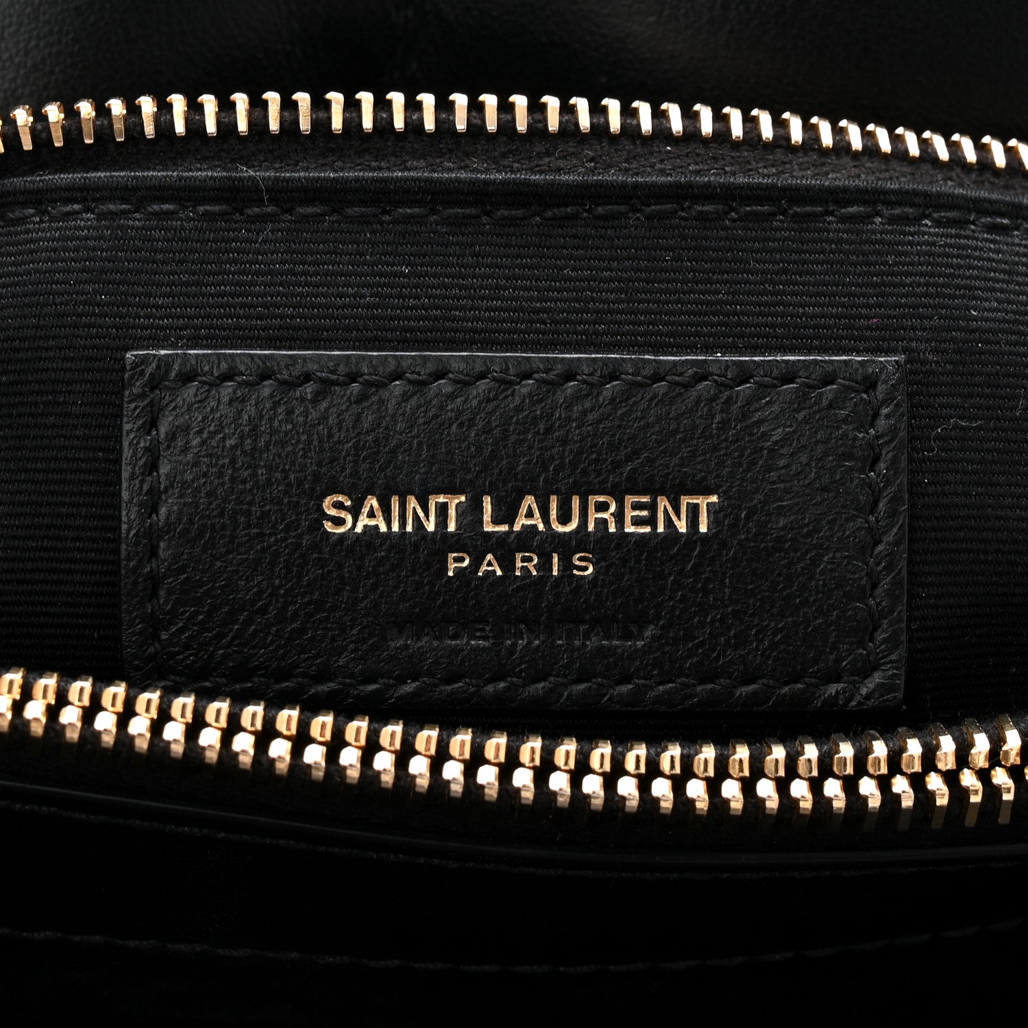 Saint Laurent Calfskin Y Quilted Monogram Medium Loulou Chain Satchel Black 6 of 10