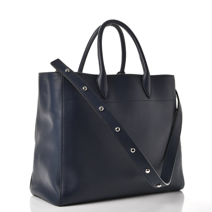 Prada City Calf Tote With Studded Strap Baltico 4 of 10
