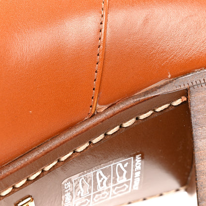 Gucci Calfskin Horsebit Elizabeth Ankle Boots 39.5 Cognac 9 of 12