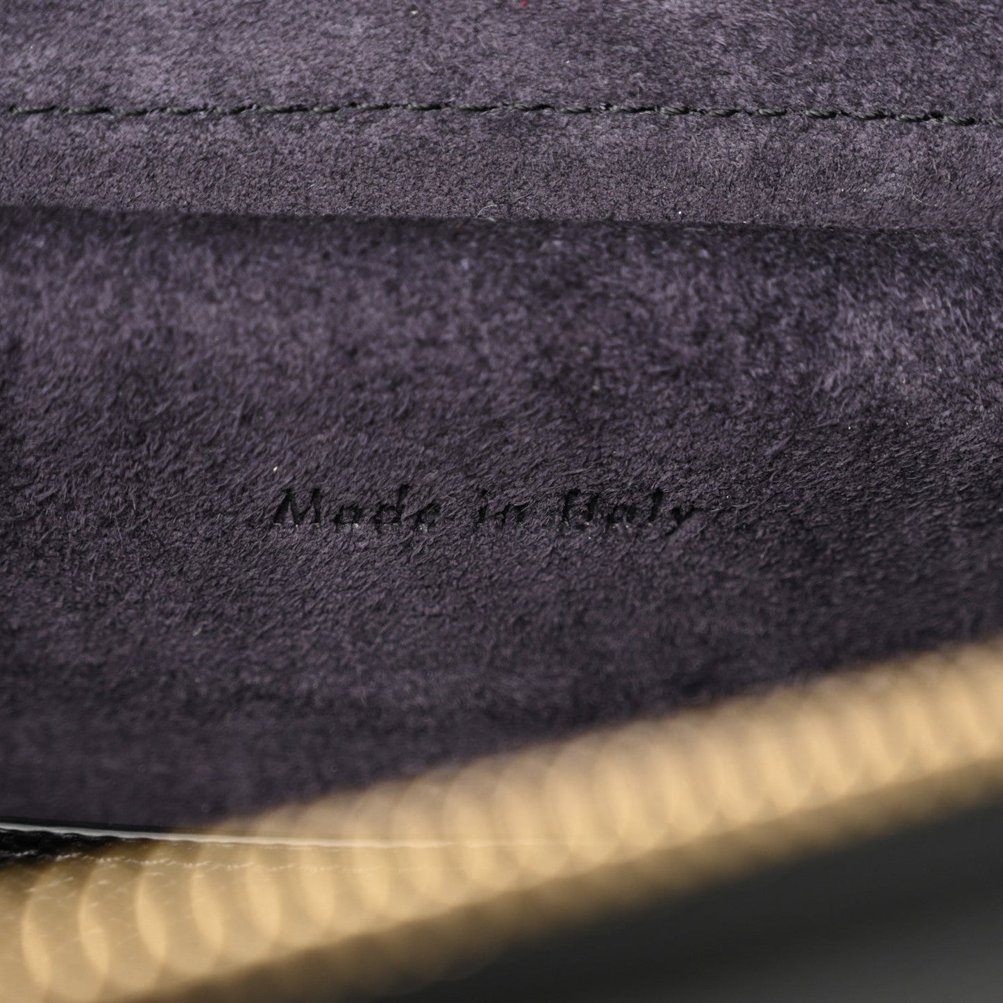 Grained Calfskin Micro Belt Bag Black