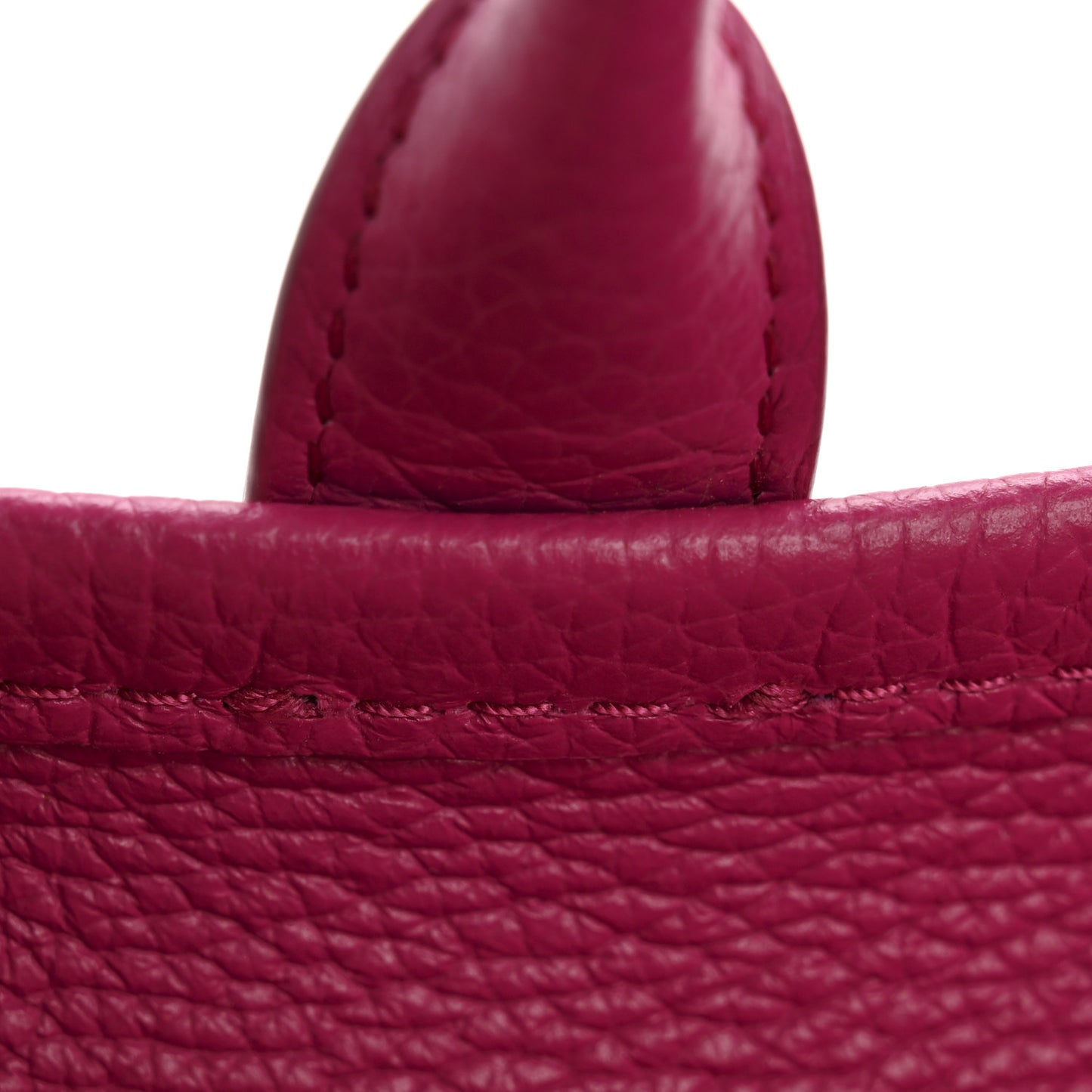Grained Calfskin Mini The Tote Bag Lipstick Pink