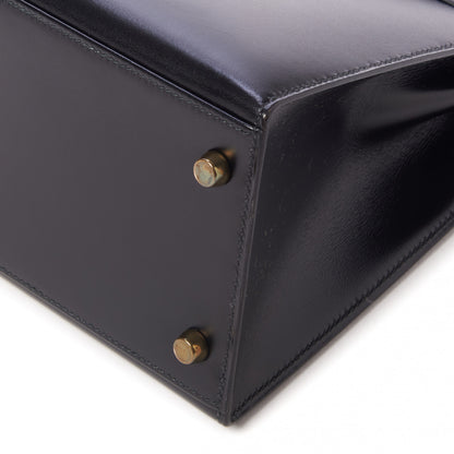 Hermes Box Kelly Sellier 28 Black 8 of 36