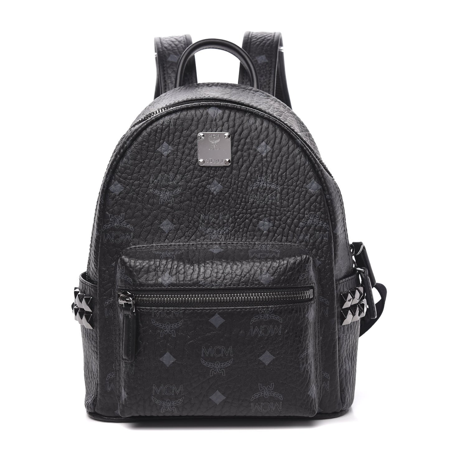 Visetos Small Side Stud Stark Backpack Black