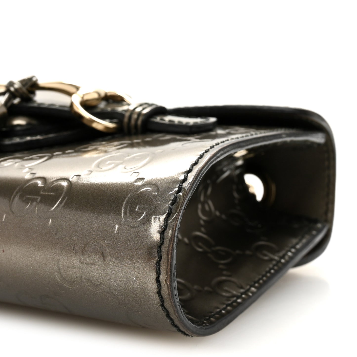 Shine Guccissima Mini Emily Chain Shoulder Bag Sasso