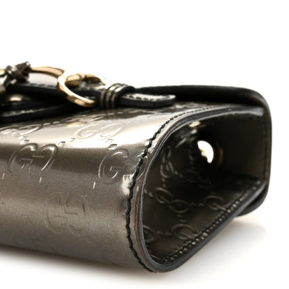Gucci Shine Guccissima Mini Emily Chain Shoulder Bag Sasso 10 of 10