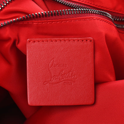 Christian Louboutin Nylon Calfskin Loubiclic Logo Tote Bag Black 5 of 8