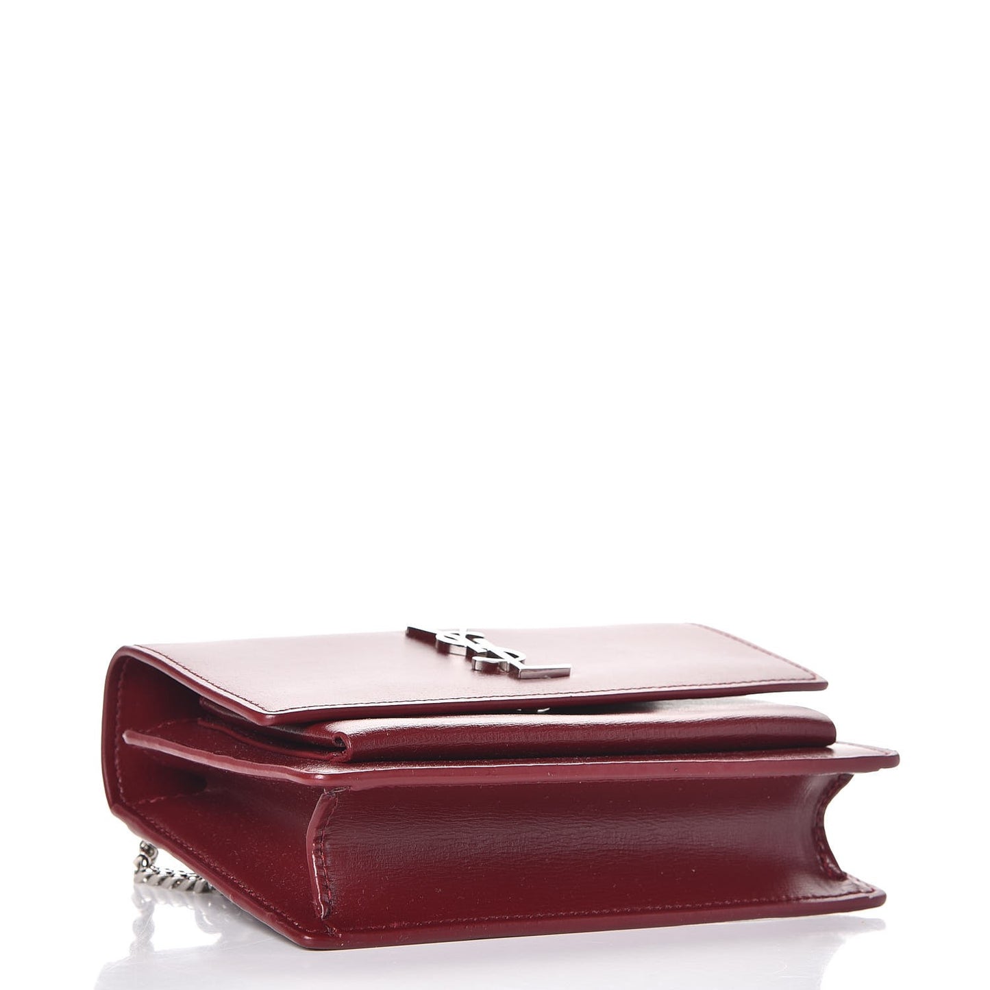 Calfskin Monogram Sunset Chain Wallet Palissandre