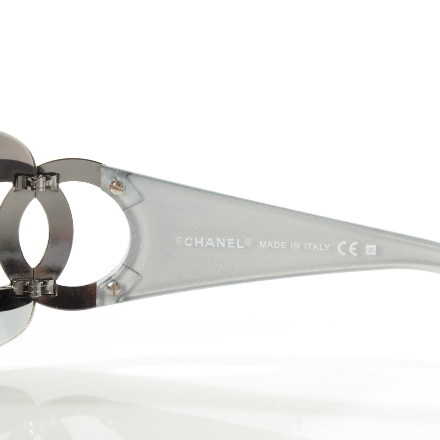 Frameless CC Logo Sunglasses 4125 Black