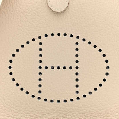 Hermes Taurillon Clemence Evelyne TPM Craie 8 of 12